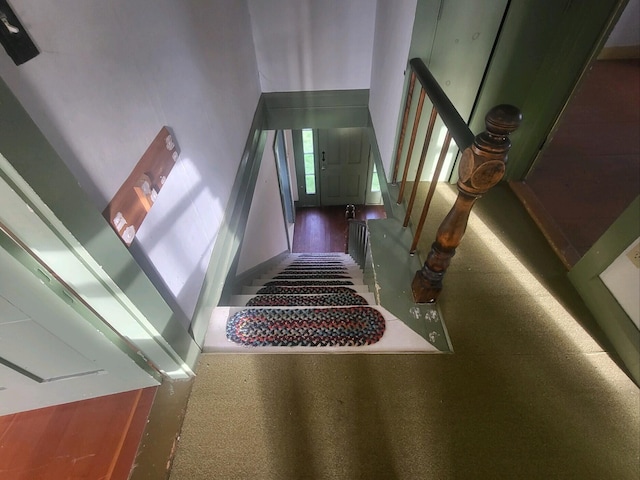 view of staircase