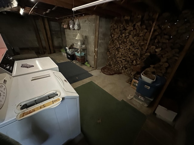 laundry room featuring separate washer and dryer