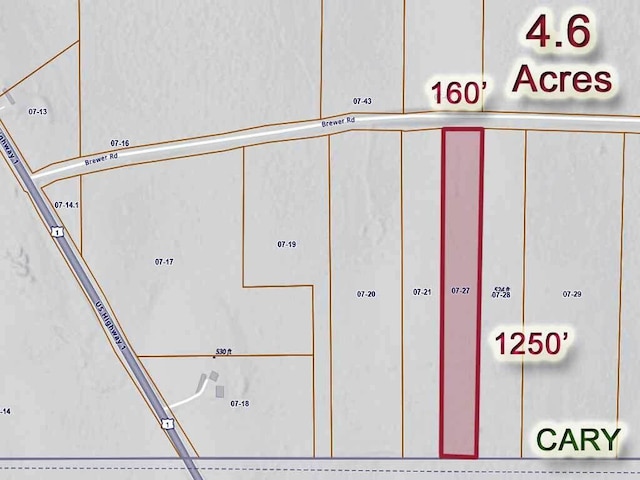 LOT27 Brewer Rd, Cary Plt ME, 04471 land for sale