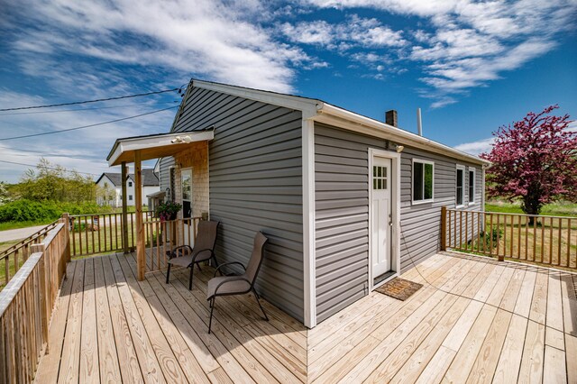 14 Porter St, Searsport, ME 04974 - view of deck