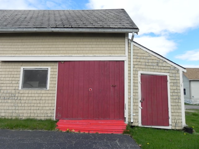 view of shed / structure