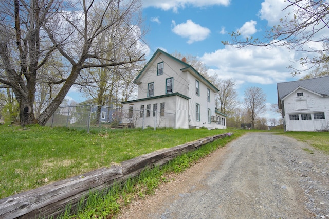 view of front of home