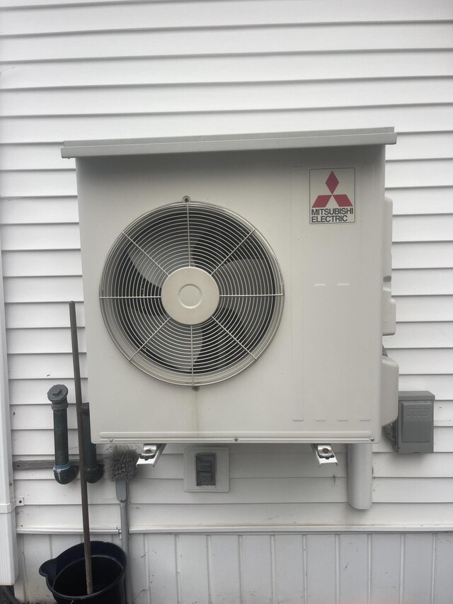 exterior details featuring ac unit