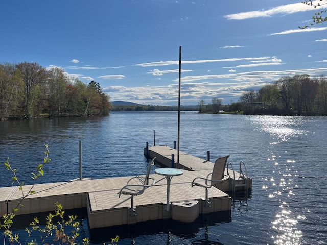 9 Tenney Hill Rd, Monson, ME 04464 - view of dock with a water view