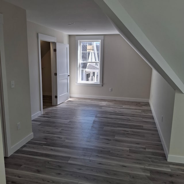 7 Apex Dr Unit 2, Westbrook, ME 04092 - additional living space featuring dark wood-type flooring and baseboards