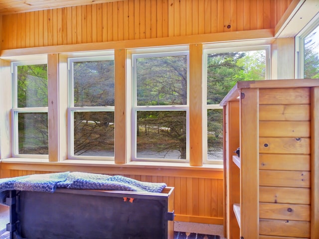 sunroom featuring plenty of natural light