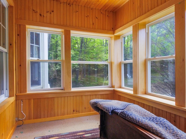 sunroom featuring plenty of natural light