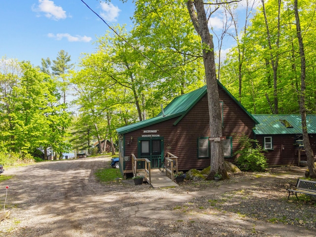 view of property exterior