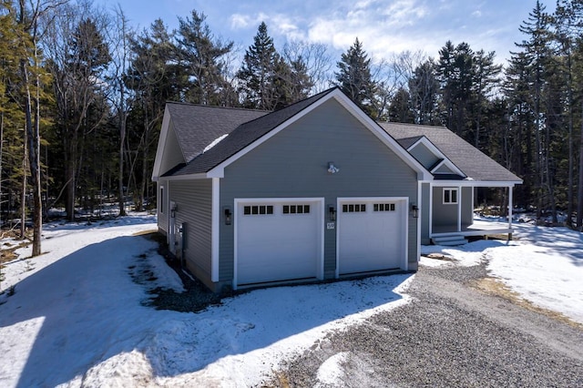 exterior space featuring a porch