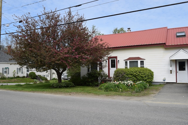 view of front of home