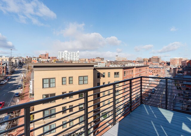 387 Commercial St Unit 709, Portland, ME 04101 - balcony with a city view