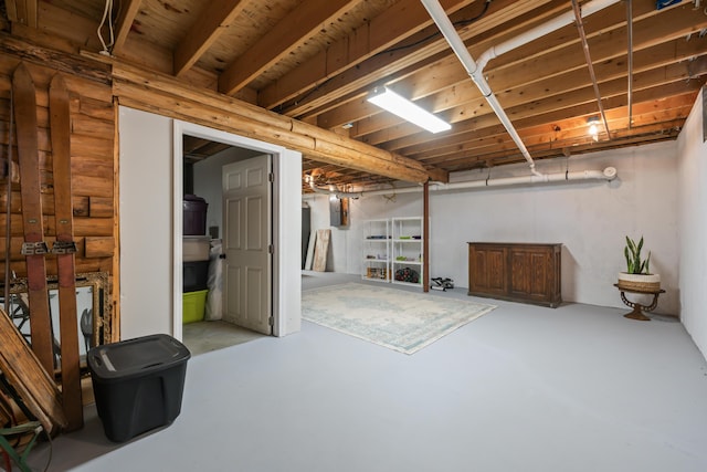 114 Fort Rd, Edgecomb, ME 04556 - view of unfinished below grade area