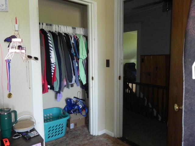 view of closet