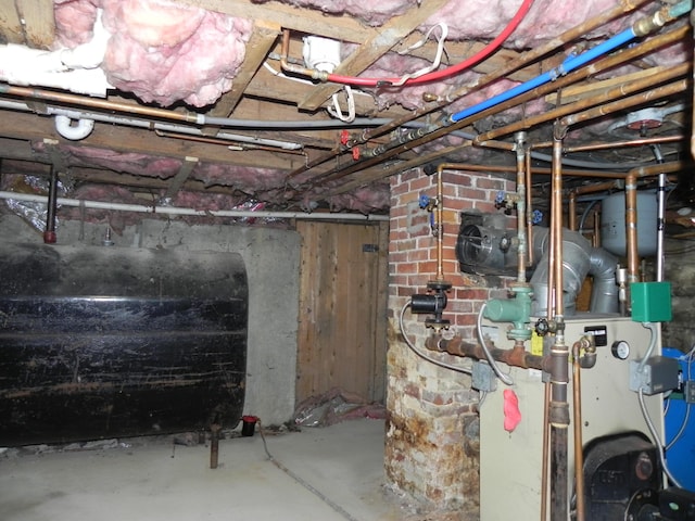 view of basement