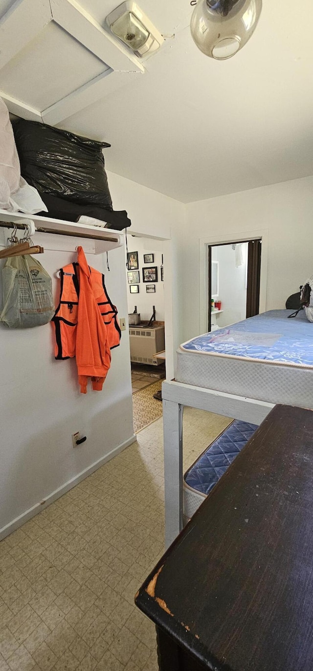457 Porter Nadeau Rd, Eustis, ME 04936 - bedroom featuring tile patterned floors and baseboards