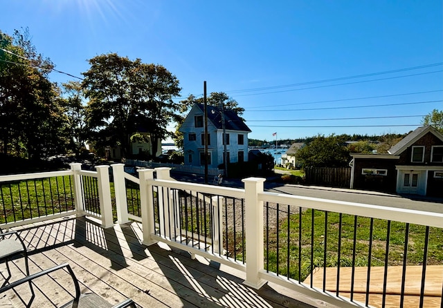 view of deck