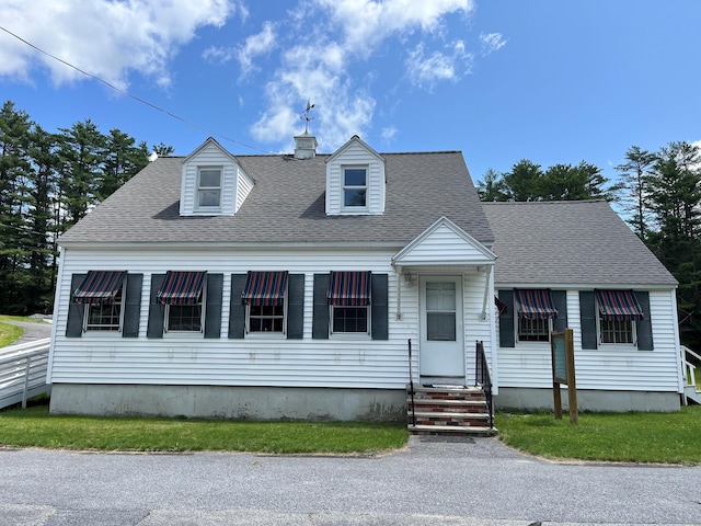 view of cape cod house