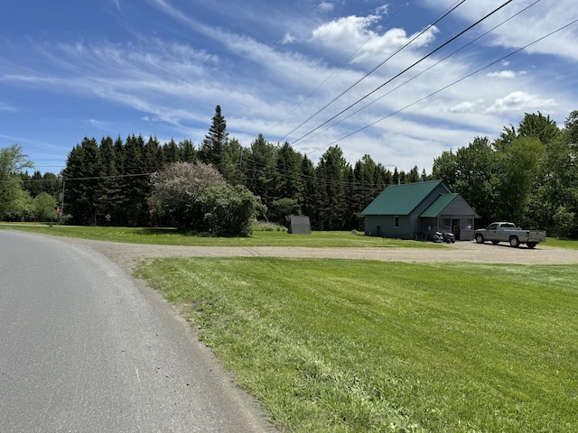 view of road