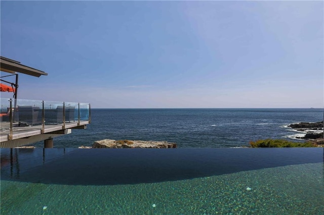 view of water feature