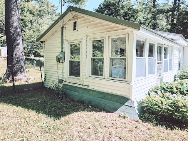 view of side of property