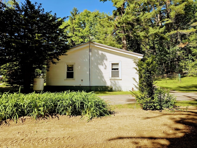 view of home's exterior