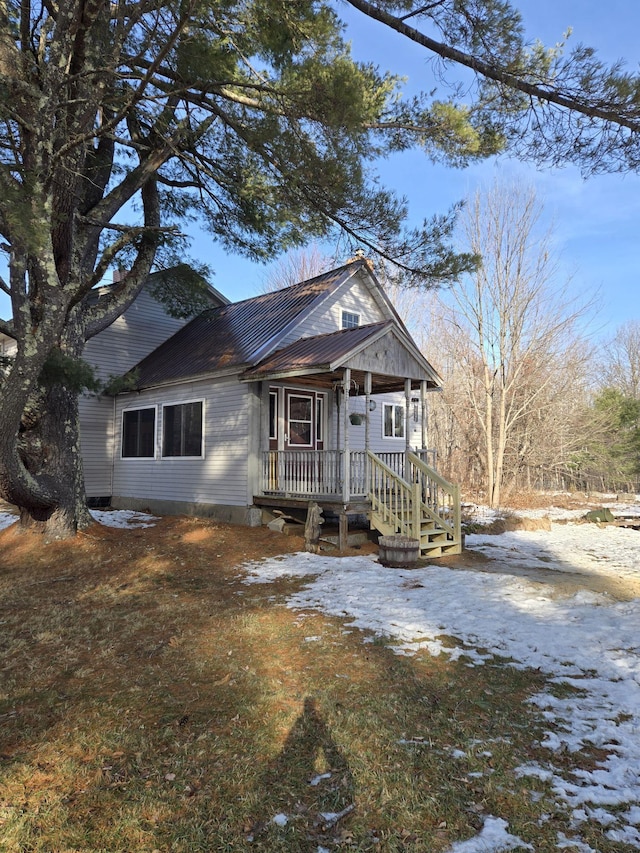 view of front of home