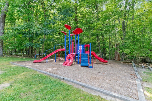 view of jungle gym