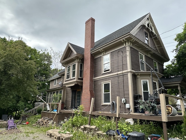 view of rear view of property