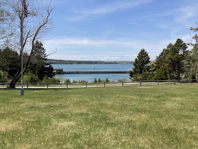 view of water feature