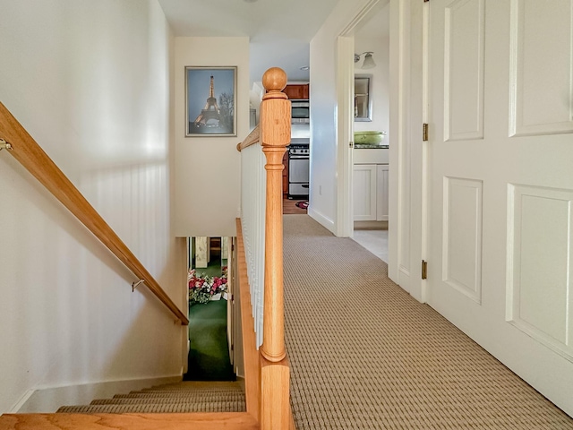 30 Ocean Ave, Kennebunkport, ME 04046 - hallway featuring carpet floors
