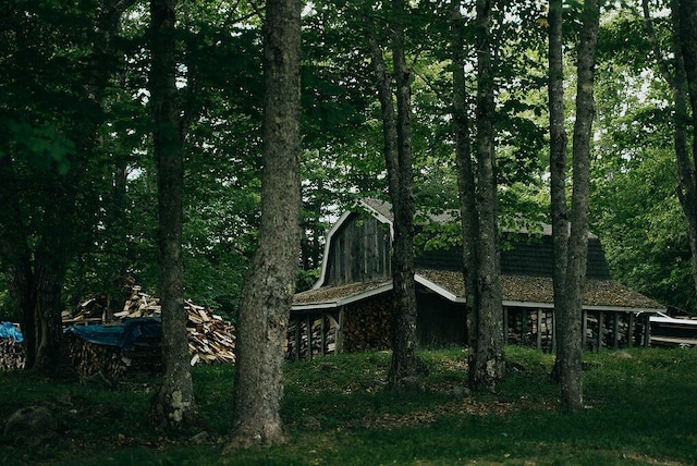 view of rear view of property