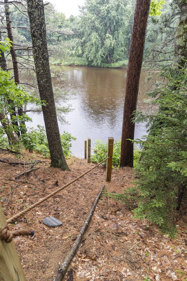 view of water feature