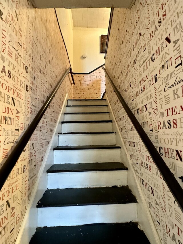 view of staircase