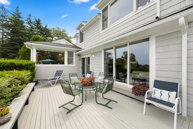 view of deck