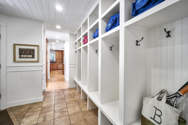 view of mudroom