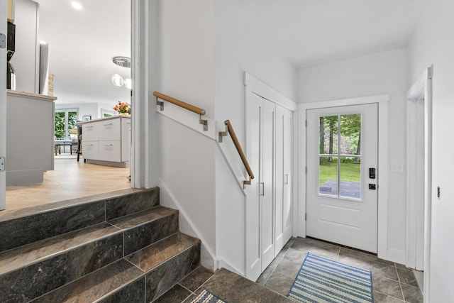 view of entrance foyer