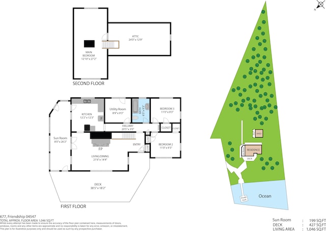 677 Friendship Long Is, Friendship, ME 04547 - floor plan