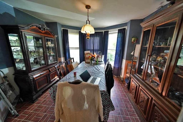 view of dining area