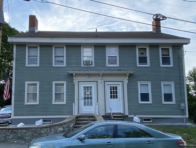 view of colonial home