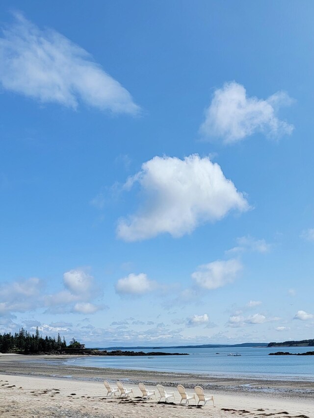 water view with a beach view