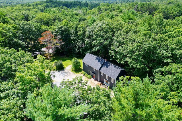 aerial view with a view of trees