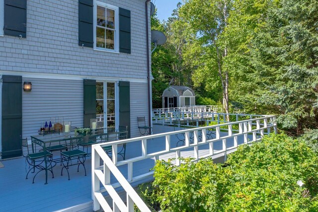 11 Bunkers Ledge Ln, Cranberry Isles, ME 04625 - view of deck