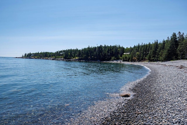 11 Bunkers Ledge Ln, Cranberry Isles, ME 04625 - property view of water featuring a forest view