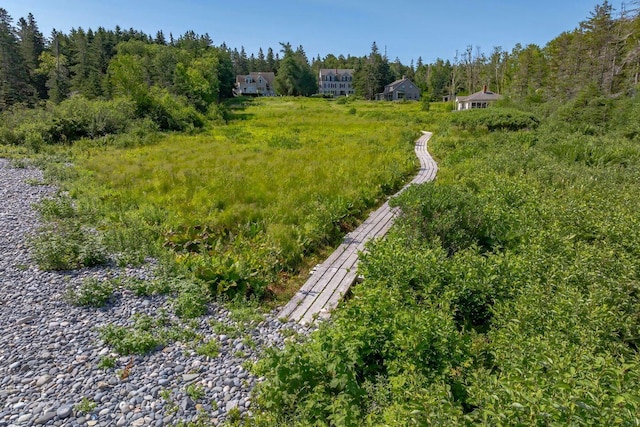11 Bunkers Ledge Ln, Cranberry Isles, ME 04625 - exterior space featuring a forest view