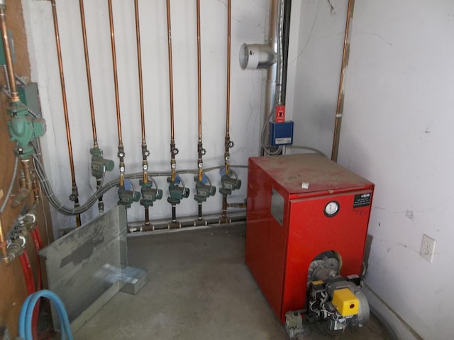 view of utility room