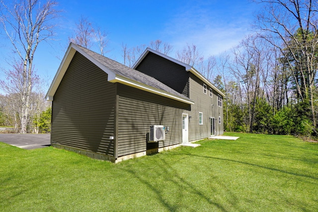 12 Country Dr, Old Orchard Beach, ME 04064 - view of home's exterior with a lawn and a cooling unit