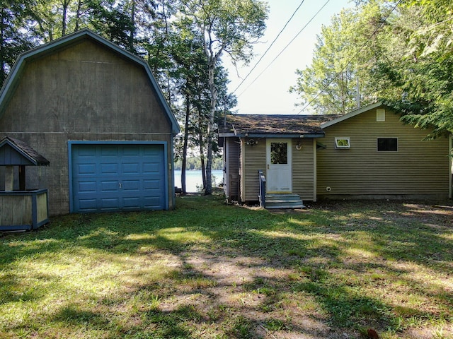 exterior space featuring a yard