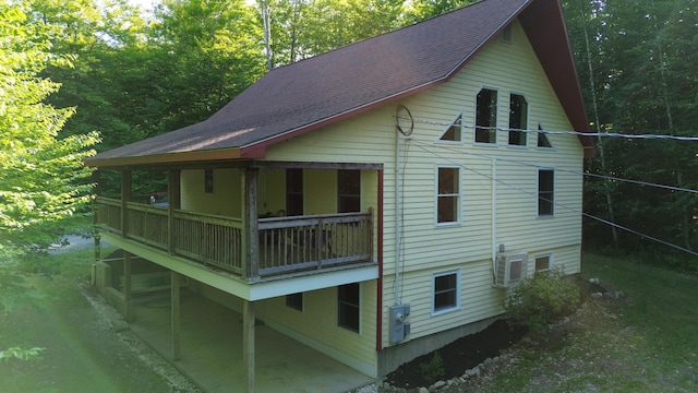 view of rear view of house