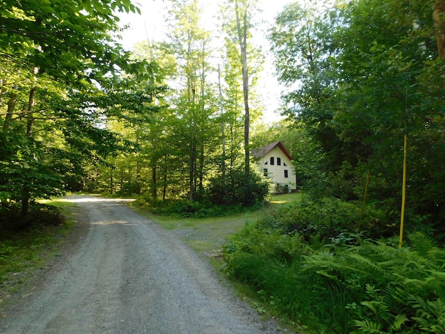 view of road