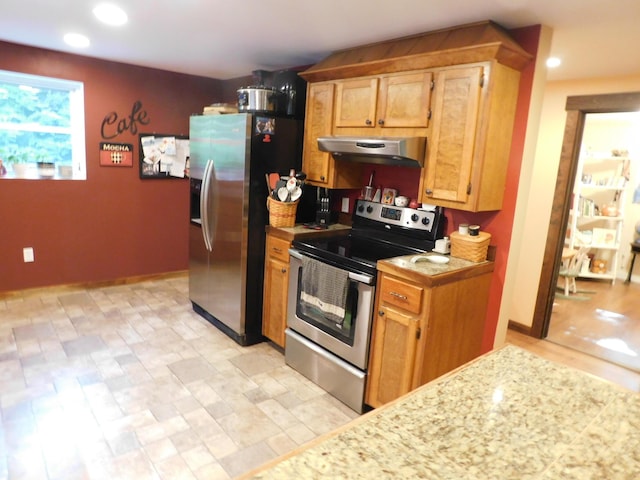 kitchen featuring stainless steel appliances